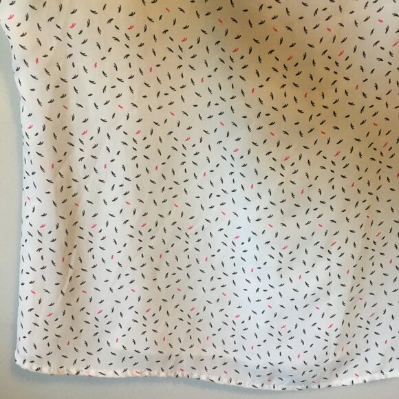 Flutter Cap Sleeve Party Cake Sprinkle Pleated Blouse - Picture 8 of 16